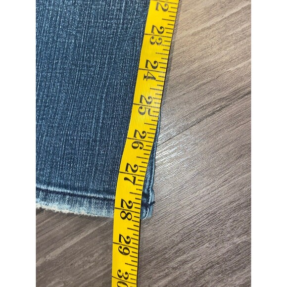 Y2K The Limited Denim 917 Women's 10 Short Boot Cut Stretch Blue Mid Rise - Picture 11 of 12